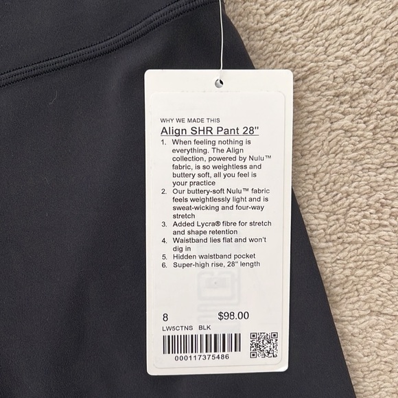 Lululemon Super High Rise Leggings *NWT* - Picture 8 of 8